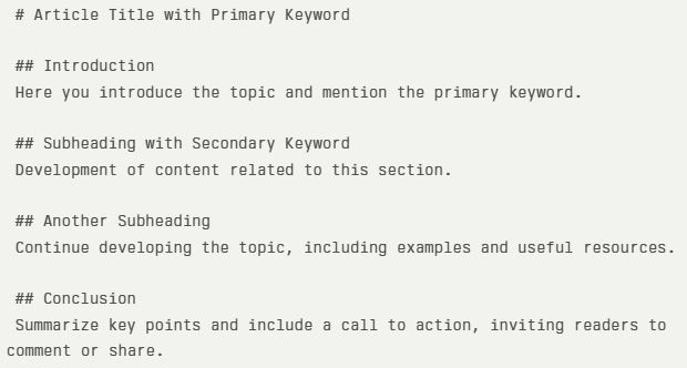 Example Article Structure